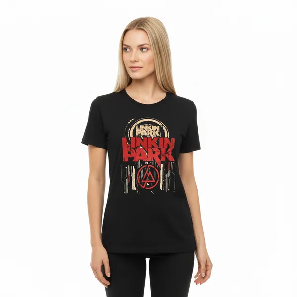 Unisex_round_neck_Tshirt__Linkin_Park