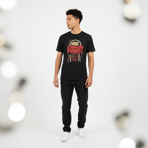 Unisex_round_neck_Tshirt__Linkin_Park