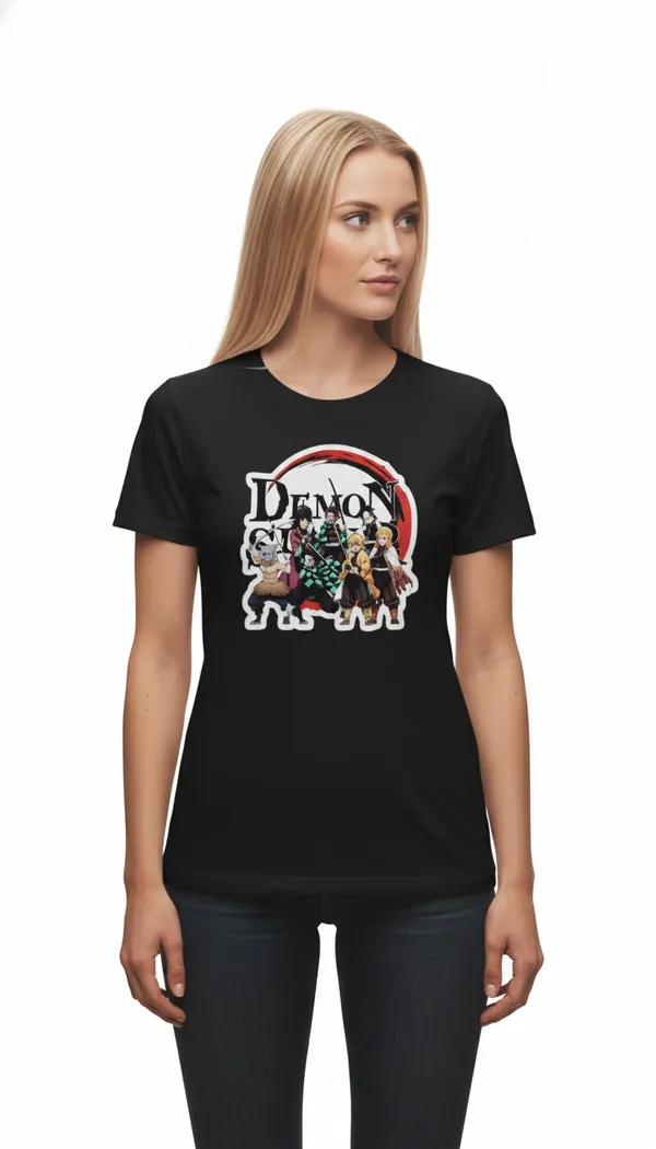 Unisex_round_neck_TshirtT__Demon_Slayer