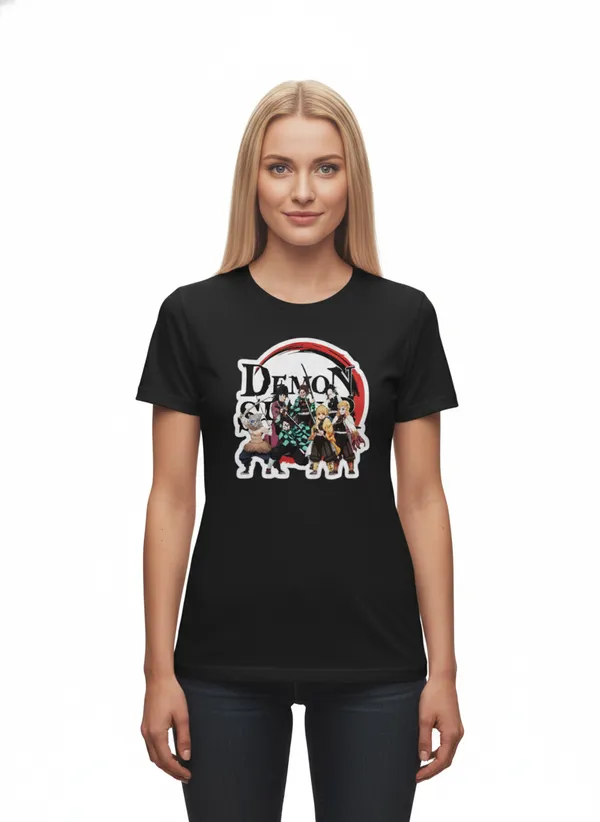 Unisex_round_neck_TshirtT__Demon_Slayer