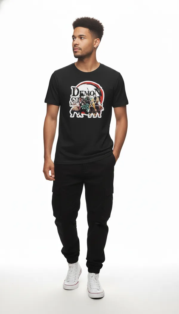 Unisex_round_neck_TshirtT__Demon_Slayer