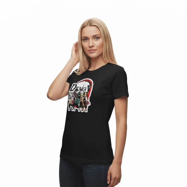 Unisex_round_neck_TshirtT__Demon_Slayer