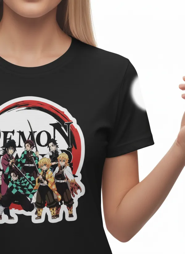 Unisex_round_neck_TshirtT__Demon_Slayer