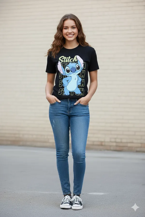 Women_round_neck_Tshirt__Stitch