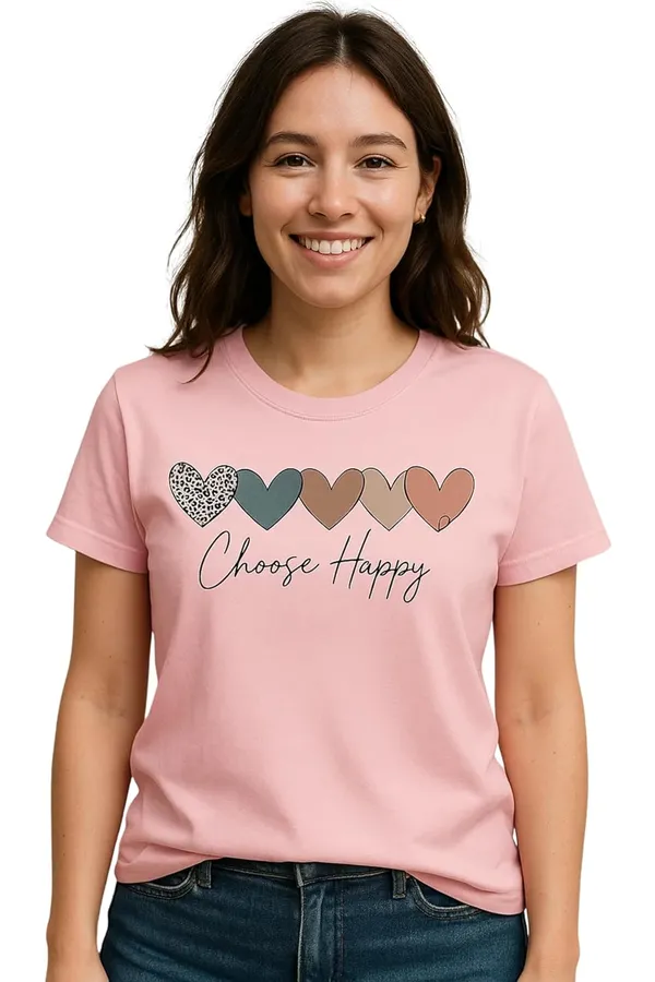 Blush_Pink_Graphic_Printed_Round_Neck_T-Shirt_For_Women