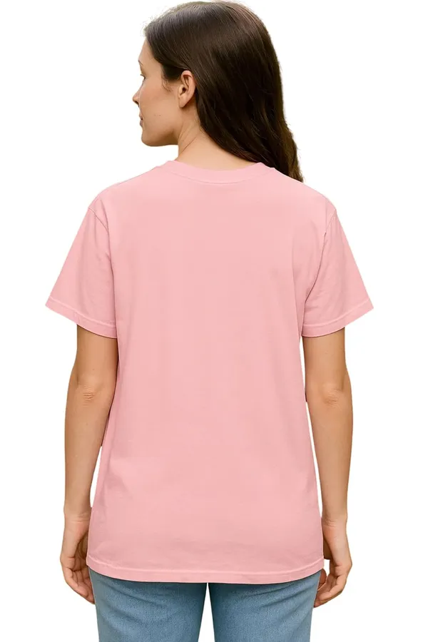 Blush_Pink_Graphic_Printed_Round_Neck_T-Shirt_For_Women
