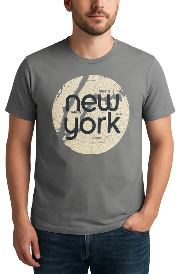 Grey_Graphic_Printed_Round_Neck_T-Shirt_For_Men