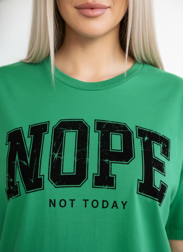 Women_round_neck_Tshirt__Nope_not_today