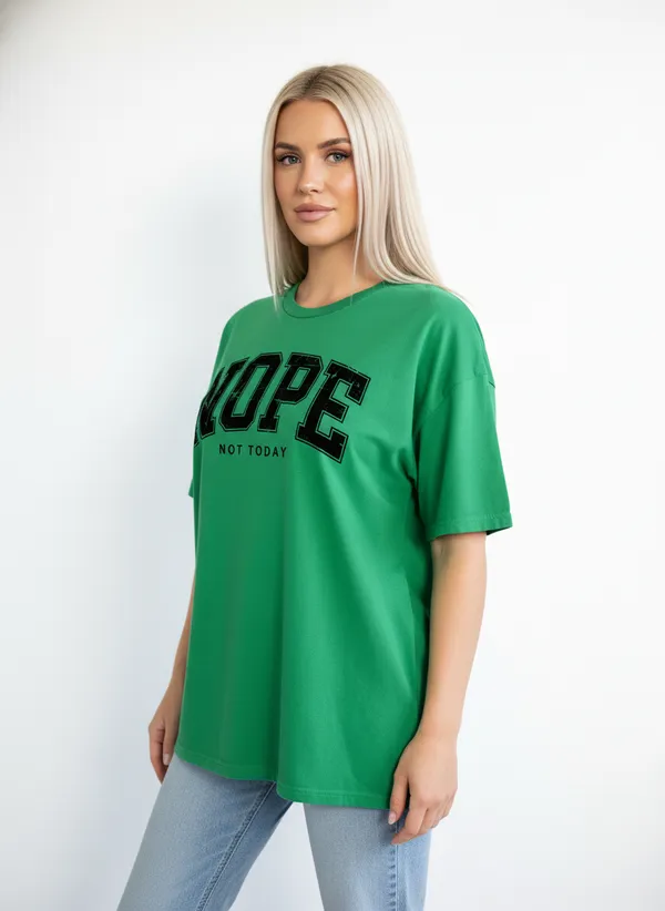 Women_round_neck_Tshirt__Nope_not_today