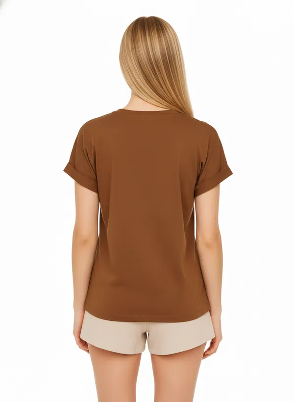 Women_round_neck_Tshirt__Beautiful