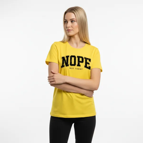 Women_round_neck_Tshirt__Nope_not_today