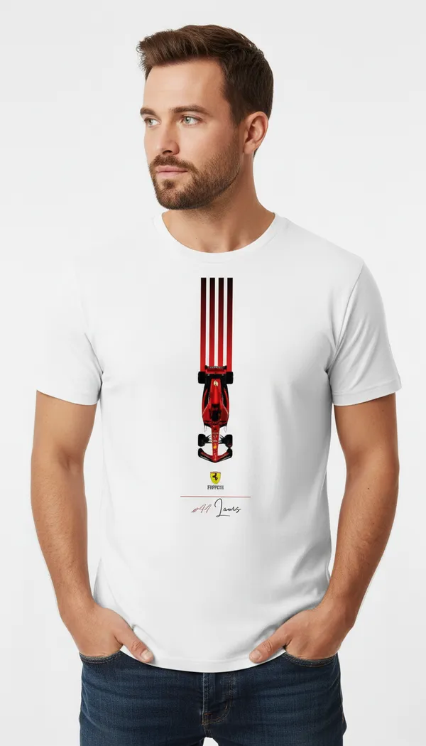 Men_round_neck_Tshirt_Ferrari