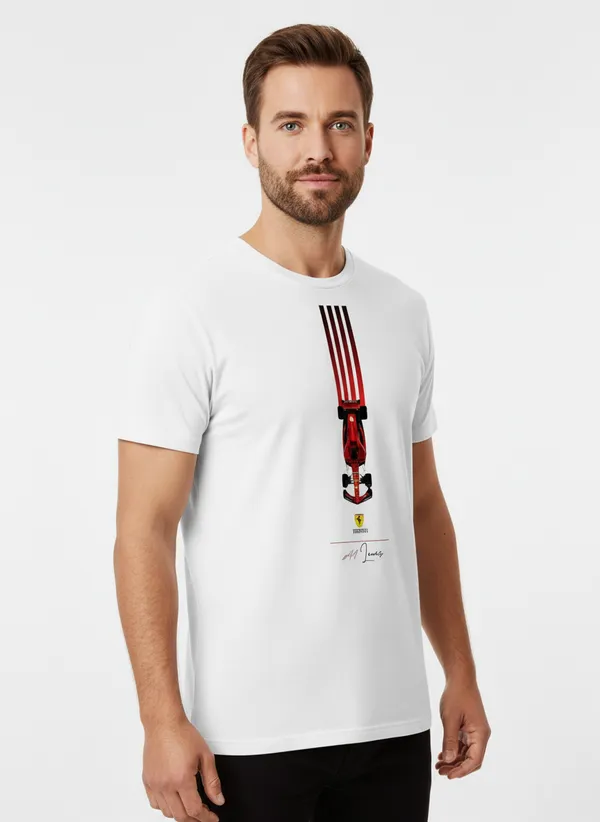 Men_round_neck_Tshirt_Ferrari
