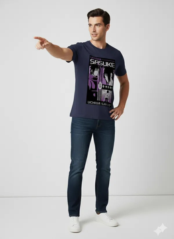 Navy_Graphic_Printed_Round_Neck_T-Shirt_For_Men