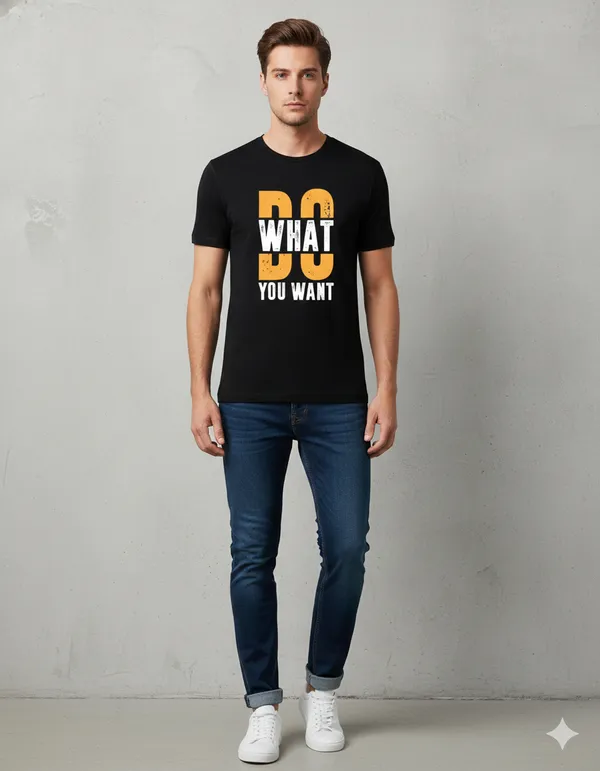 Black_Graphic_Printed_Round_Neck_T-Shirt_For_Men