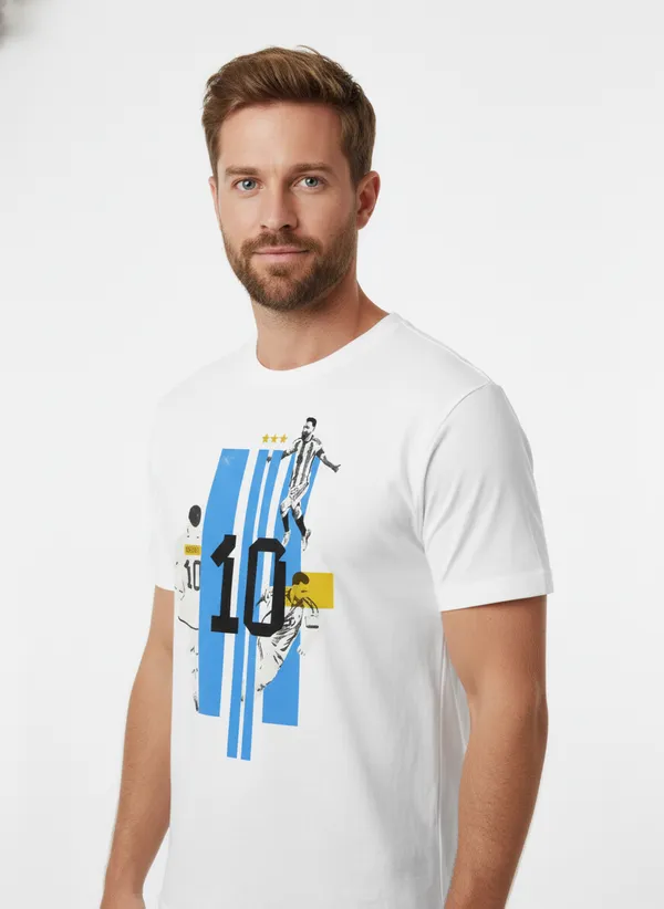 Men_round_neck_Tshirt__Messi_with_10