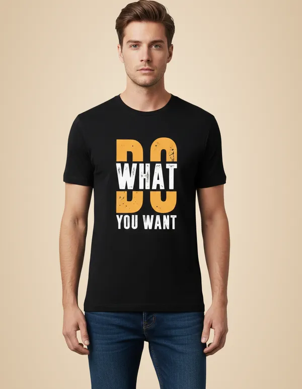 Black_Graphic_Printed_Round_Neck_T-Shirt_For_Men