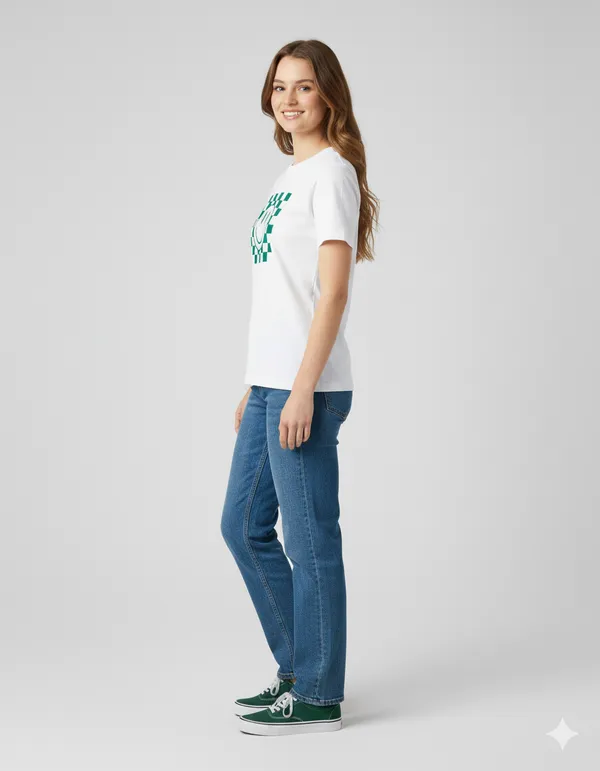 White_Graphic_Printed_Round_Neck_T-Shirt_For_Women