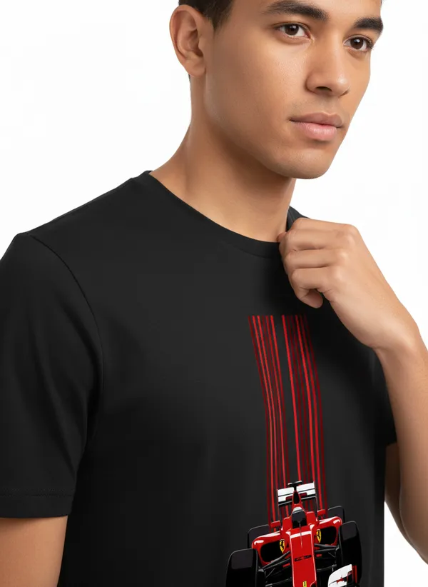 Men_round_neck_Tshirt_Ferrari