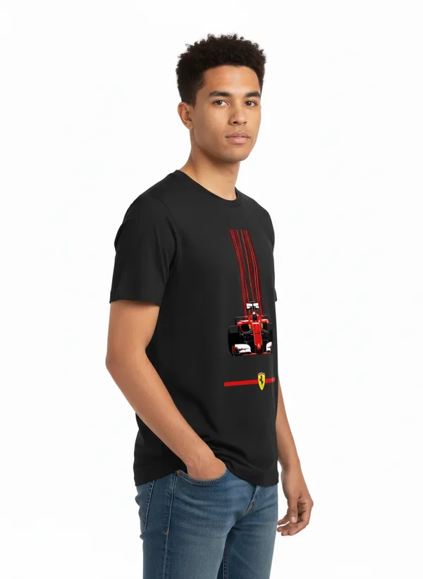 Men_round_neck_Tshirt_Ferrari