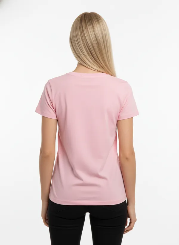 Women_round_neck_Tshirt__Never_Give_up