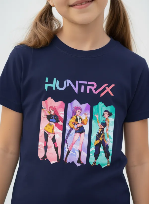 Kids_round_neck_Tshirt_K_pop_-_K_pop_-_Huntrx