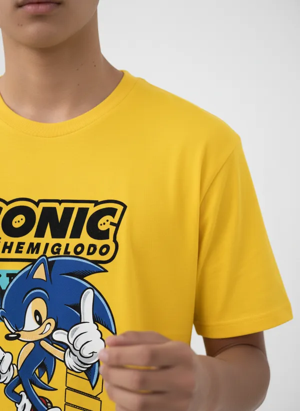 Kids_round_neck_Tshirt_Sonic