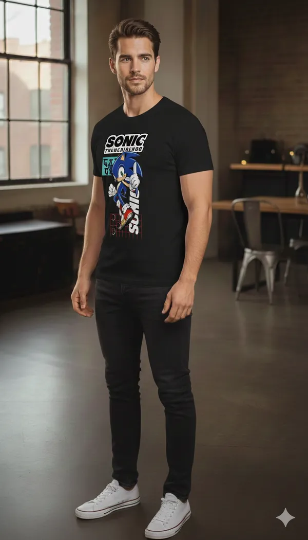 Black_Graphic_Printed_Round_Neck_T-Shirt_For_Men