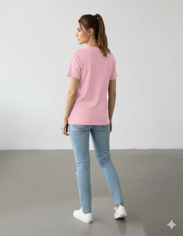 Blush_Pink_Graphic_Printed_Round_Neck_T-Shirt_For_Women