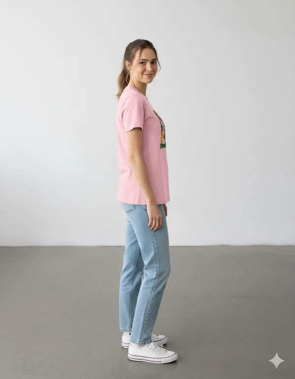 Blush_Pink_Graphic_Printed_Round_Neck_T-Shirt_For_Women