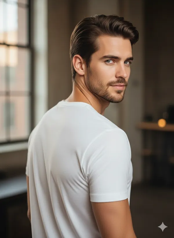 White_Graphic_Printed_Round_Neck_T-Shirt_For_Men