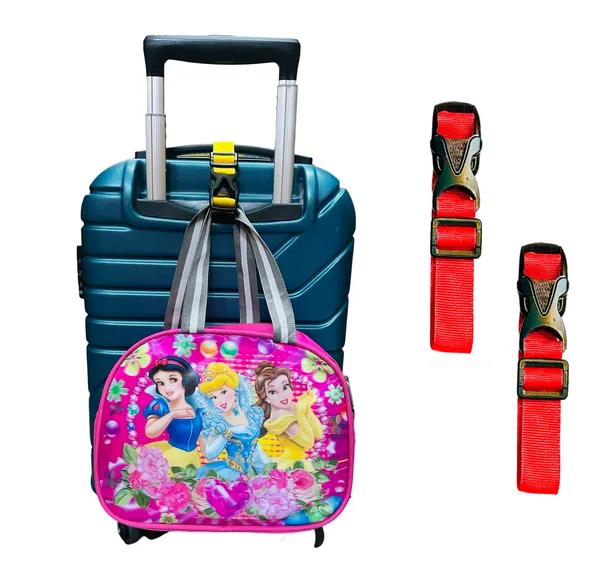 2pack_Luggage_Holder_for_Travelling_Bags_&_Suitcases,_Luggage_Belt_Portable,_Adjustable_Combination_Travel_Anti-Lost_Strap_Luggage_Connector_Straps,_Travel_Strap_1inchx22inch_(Red)