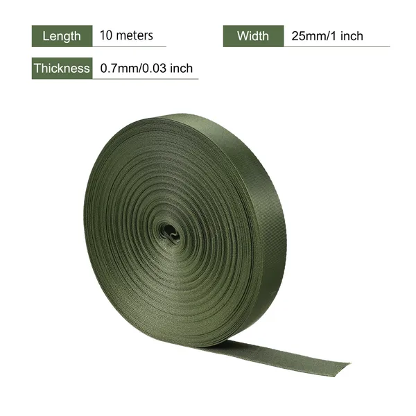 Nylon_Webbing_Strap,_10_Metres,_1_inch/1.5_inch/2_inch_Width,_0.7_mm_Thickness_(Dark_Green,_1_inch)