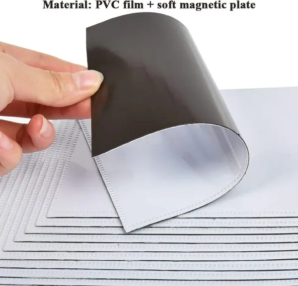 Plastic_Magnetic_Photo_Frame_Pockets_for_Refrigerator_(6X4_5pcs_,_White)Rectangular,_Tabletop