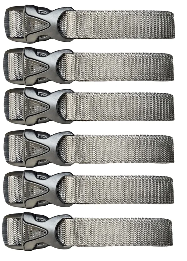 1.9_Meter_Long_Utility_Strap_Belt_with_Quick_Released_Buckle_Adjustable,_Essential_Thing_for_All_Fastening_Needs_(1_INCH_6PCS,_Silver)