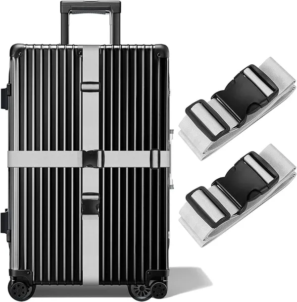 Luggage_Straps_for_Suitcases_2INCH_X6.5FEET_with_Quick_Release_Buckle_Adjustable,_Premium_Accessory_for_Travel_Bag_Closure_Bright_Colors_2pack_(Grey)