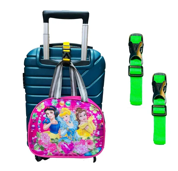 2pack_Luggage_Holder_for_Travelling_Bags_&_Suitcases,_Luggage_Belt_Portable,_Adjustable_Combination_Travel_Anti-Lost_Strap_Luggage_Connector_Straps,_Travel_Strap_1inchx22inch_(Bright_Green)