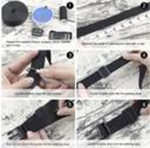 Nylon_Webbing_Strap_10meter_roll_with_5_Buckles,_5_Adjuster_and_1_Thread_Cutter_for_Backpack_Repairing,_Luggage_Fastening_Strap,_Pet_Collar_Making,_Hiking_and_More_(Black)_(Grey_2_inch)