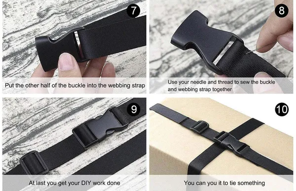 Nylon_Webbing_for_Collars,_Leashes,_Diving_Gear,_Sports_Gear,_Bag_Belt,_Hiking_(50_Meter_roll)_Plus_10_Buckles,adjusters_and_1_thread_cutter_(3/4_INCH)