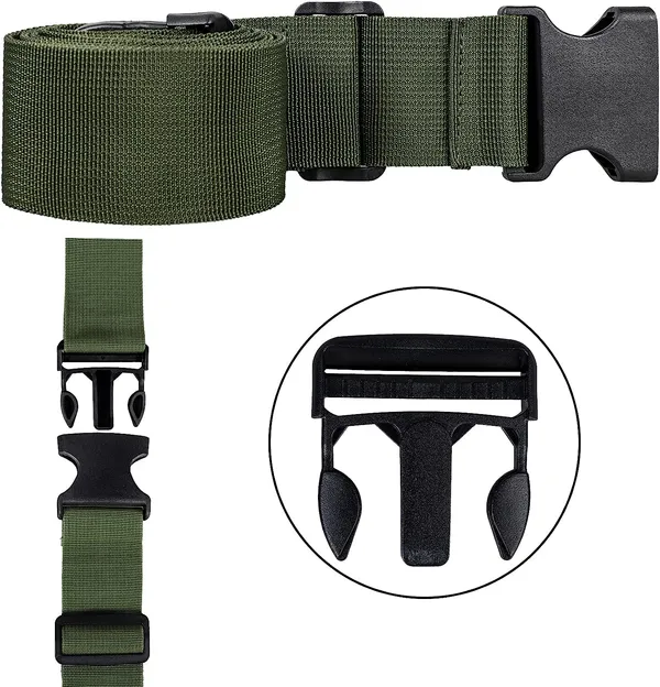 Luggage_Straps_for_Suitcases_2INCH_X6.5FEET_with_Quick_Release_Buckle_Adjustable,_Premium_Accessory_for_Travel_Bag_Closure_Bright_Colors_2pack_(Green)