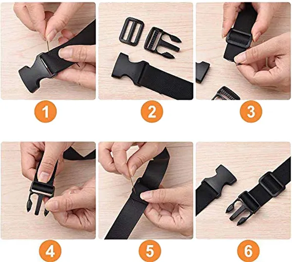 Nylon_Webbing_Strap_10meter_roll_with_5_Buckles,_5_Adjuster_and_1_Thread_Cutter_for_Backpack_Repairing,_Luggage_Fastening_Strap,_Pet_Collar_Making,_Hiking_and_More_(Black)_(1_inch)