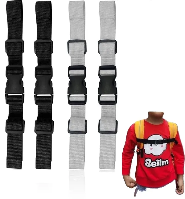 2Pack_Adjustable_Quick_Release_Backpack_Strap_-_Chest_Strap_for_Travel_Backpack,_Camping_Backpack_-_Reduces_Back_Strain_&_Improves_Fit_(Compatible_with_All_Backpacks)_(Black,_1.5_Inch)