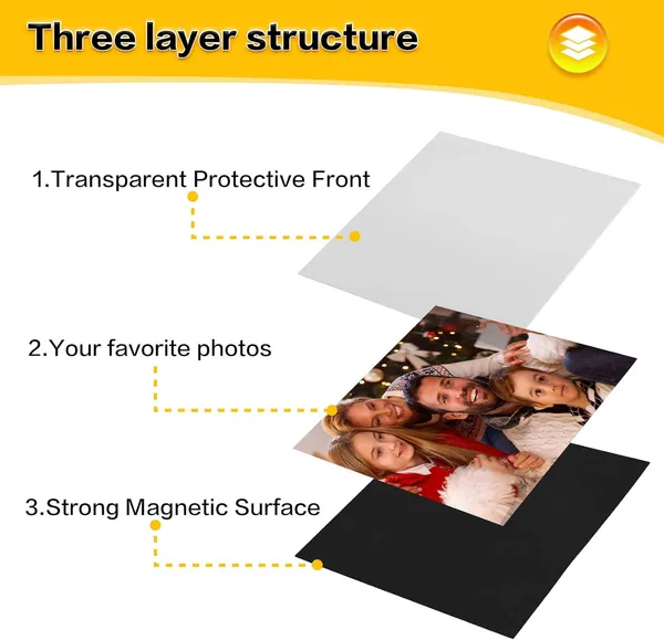 Magnetic_Photo_Frame_-_An_Awesome_Gifts_for_Family_and_Friends._It_Can_Be_Used_On_Refrigerator/Fridge/Any_Metal_Surface,Magnet_Image_Holder_(BLACK,_8x6_Inch_5Pieces)