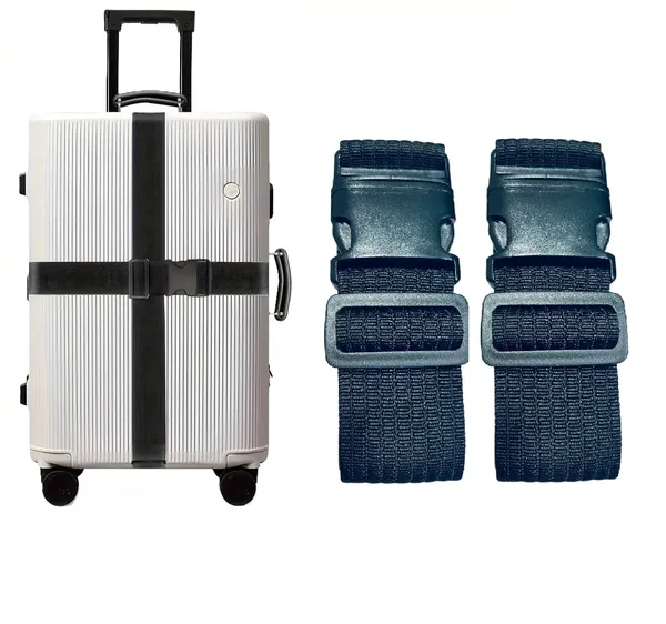 Luggage_Strap_for_Suitcases_Heavy_Duty_(Transport_Security)_2inch_x_6.5feet_Adjustable,_Delrin_Buckle,_Trolley_Belt,_2_Pack_(Black)