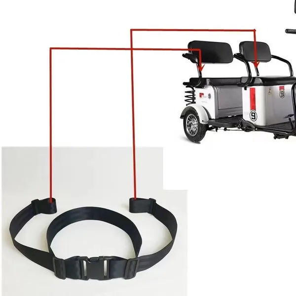 Baby_Safety_Belt,_Secure_Your_Little_One/Twins_Everywhere_1.5"X1.7Meter_Adjustable_1_Pack_(Grey,_Single)
