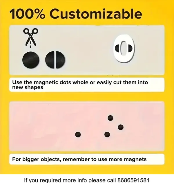 Self-Adhesive_Magnetic_Circles,_1_Inch_(2.54_cm)_Diameter,_2.5MM_Thick,_Arts_And_Crafts,_School_Magnet,_Fridge_Magnet,_50_Pieces
