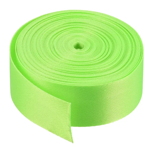 Nylon_Webbing_Strap,_10_Metres,_1_inch/1.5_inch/2_inch_Width,_0.7_mm_Thickness_(Bright_Green,_1_inch)
