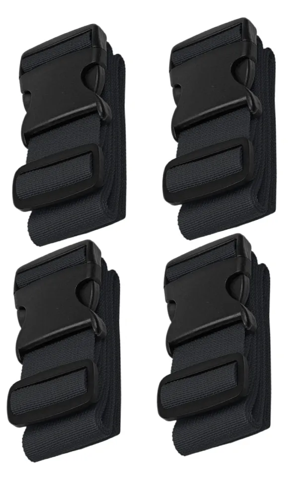Heavy_Duty_Luggage_Straps_for_Suitcases,_5cm_Wide_x_2meter_Long,_Adjustable,_Quick_Release_Buckle,_Polypropylene_Belt,_ABS_Push_Buckle_(4_PCS,_Black)