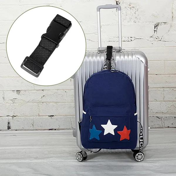 Luggage_Straps_1.5"_X6.5FEET_+_1_ADD_A_Baggage_Belt1_X20inch_with_Quick_Release_Buckle_Adjustable,_Premium_Accessory_for_Travel_Bag_Closure_Black_5pack