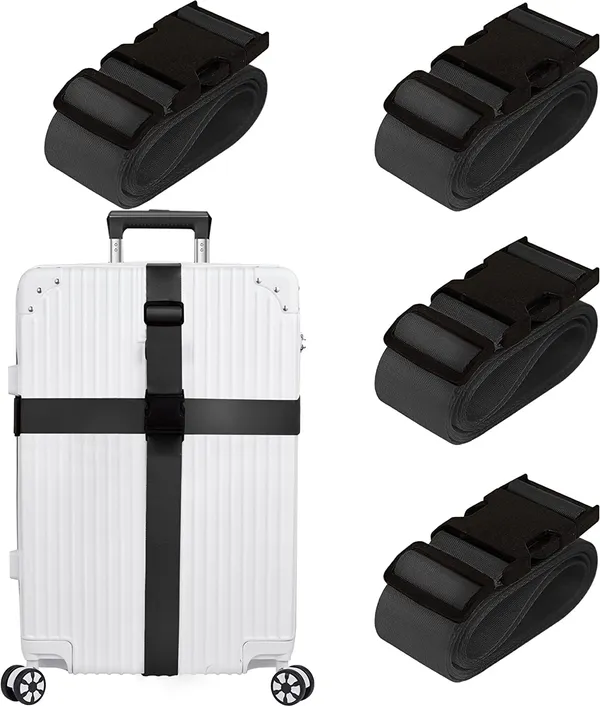 Luggage_Strap_for_Suitcases_Trolleys_and_All_Kind_of_Luggages,1.5Inch_X_6.5_Feet_(Transportation_Security)_Approved,_Adjustable_Buckle_for_Traveling_Bags,_Bike,_Outing_4_Pack_by__(Black)